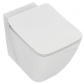 Strada II - стояща тоалетна чиния с плътно прилепване към стената ,с напълно скрито присъединяване,AQUABLADE®